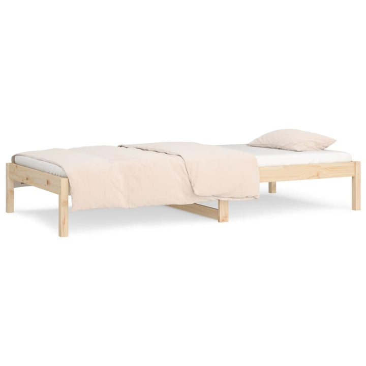 daybed uden madras 80x200 cm massivt fyrretræ