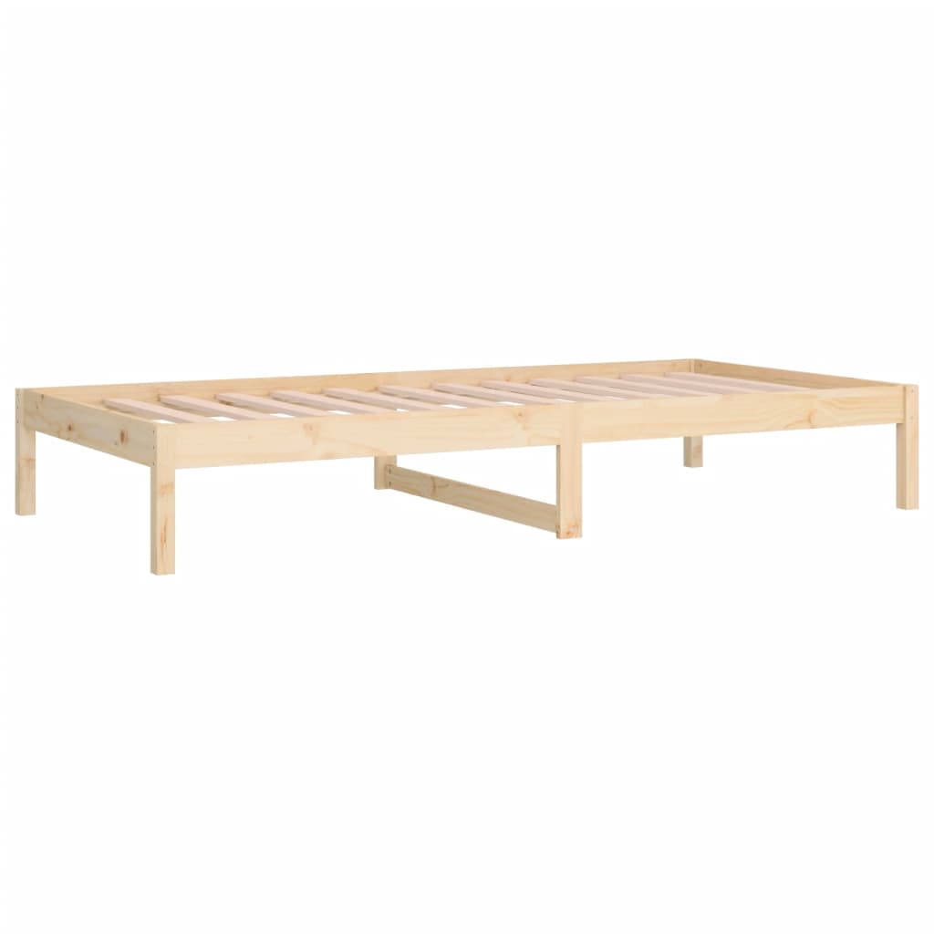 daybed uden madras 80x200 cm massivt fyrretræ