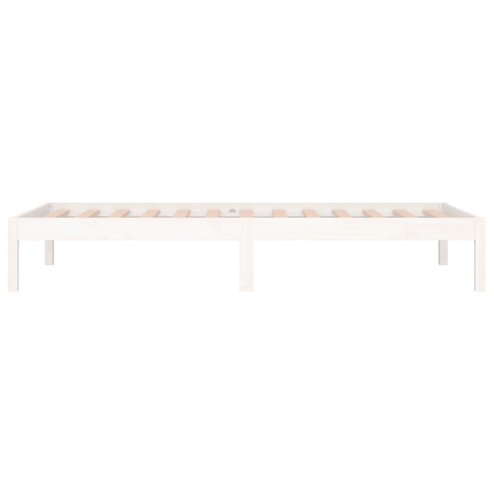 daybed uden madras 80x200 cm massivt fyrretræ hvid