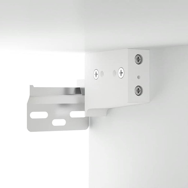 tv-skabe 2 stk. 80x30x30 cm konstrueret træ hvid