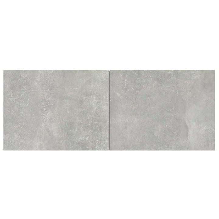 tv-skabe 2 stk. 80x30x30 cm konstrueret træ betongrå