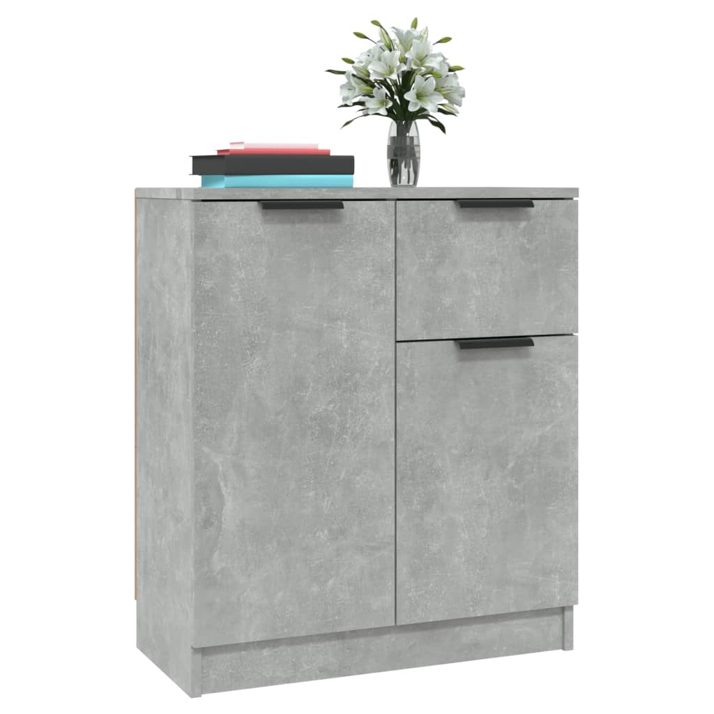 skænk 60x30x70 cm konstrueret træ betongrå