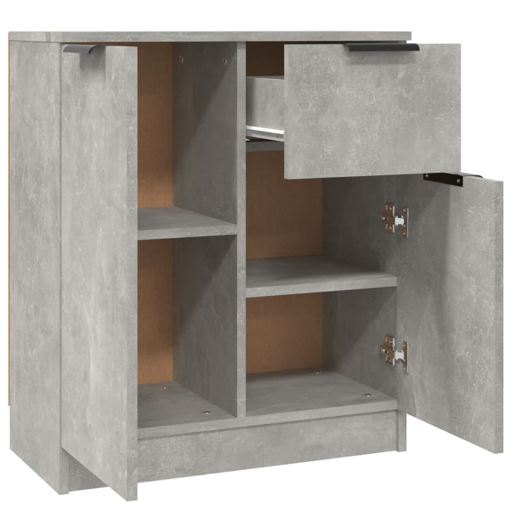 skænk 60x30x70 cm konstrueret træ betongrå