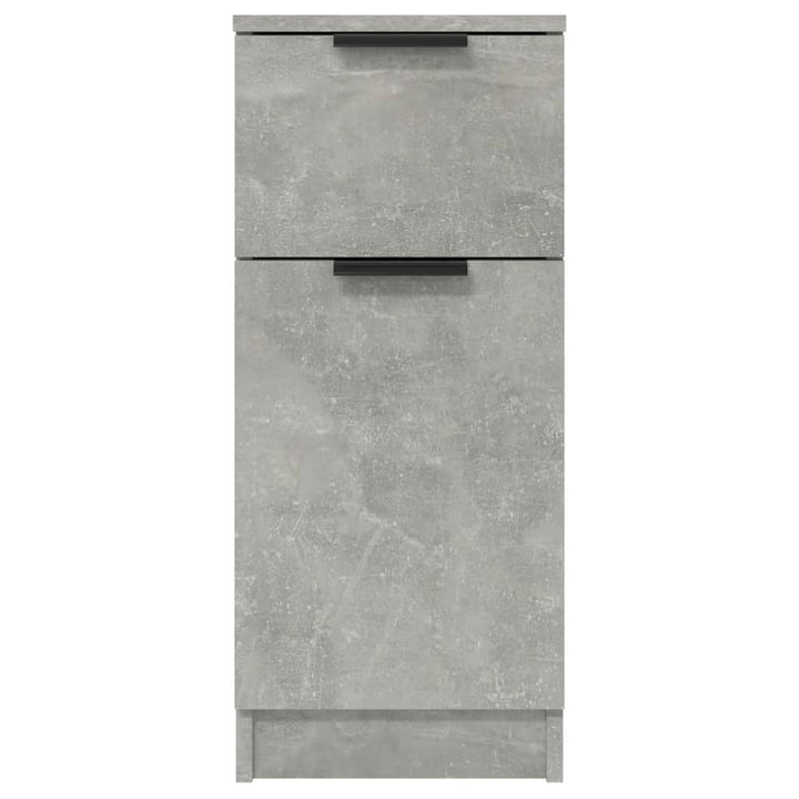 skænke 2 stk. 30x30x70 cm konstrueret træ betongrå