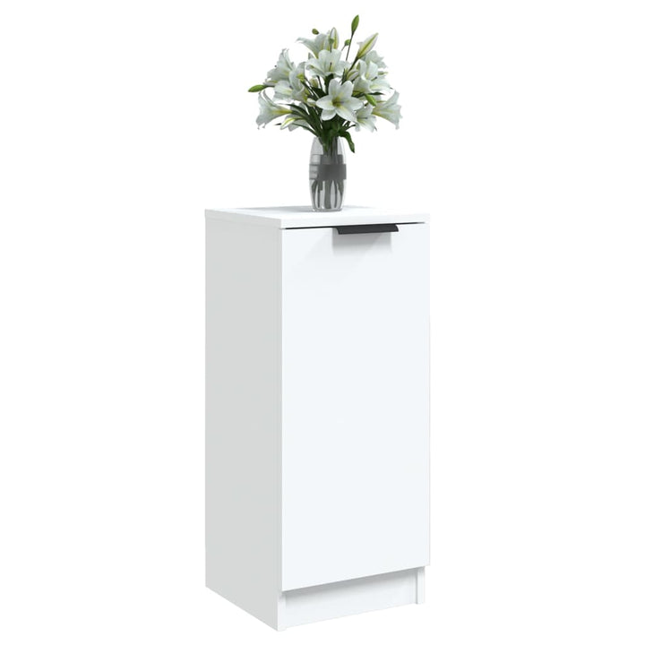 skænk 30x30x70 cm konstrueret træ hvid