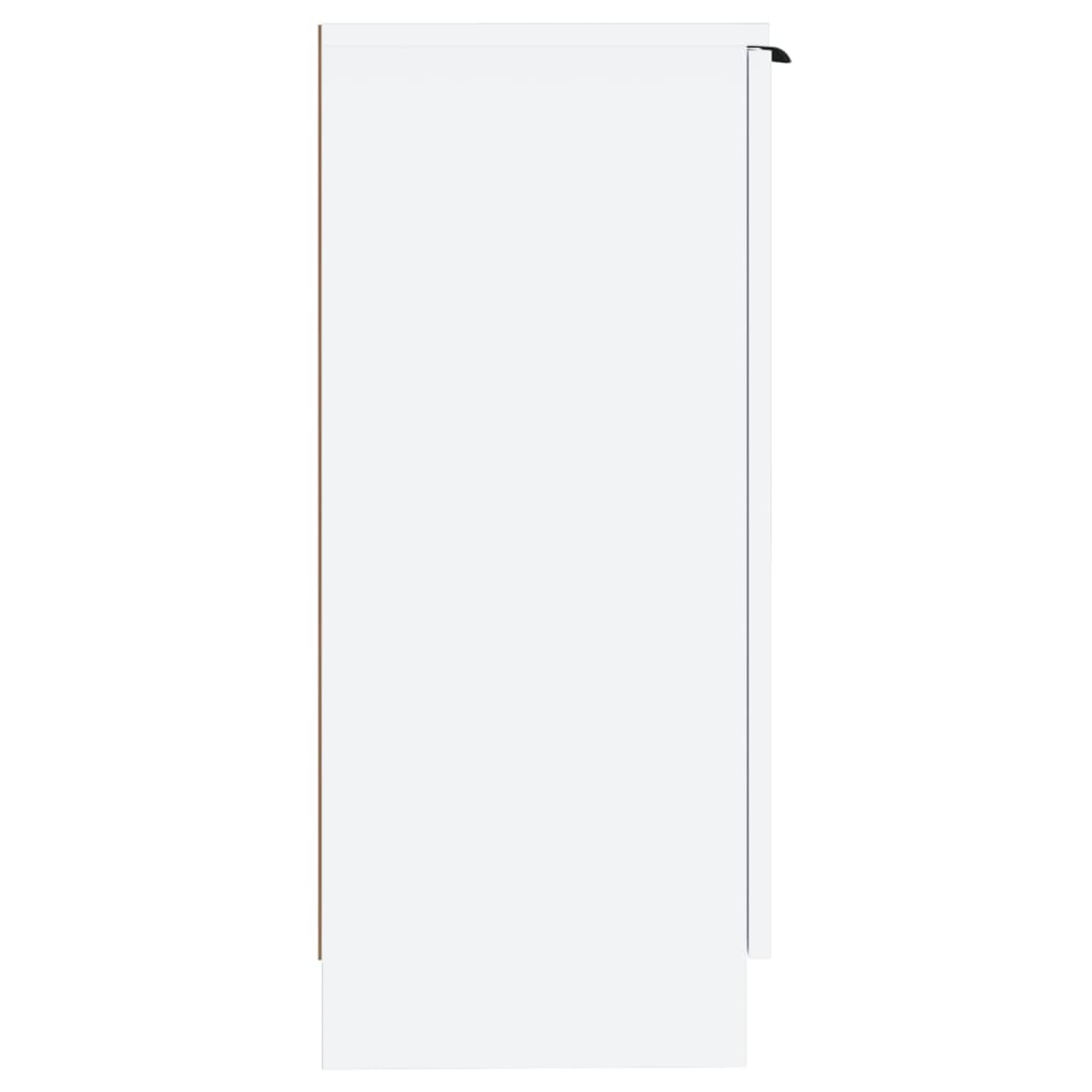 skænk 30x30x70 cm konstrueret træ hvid