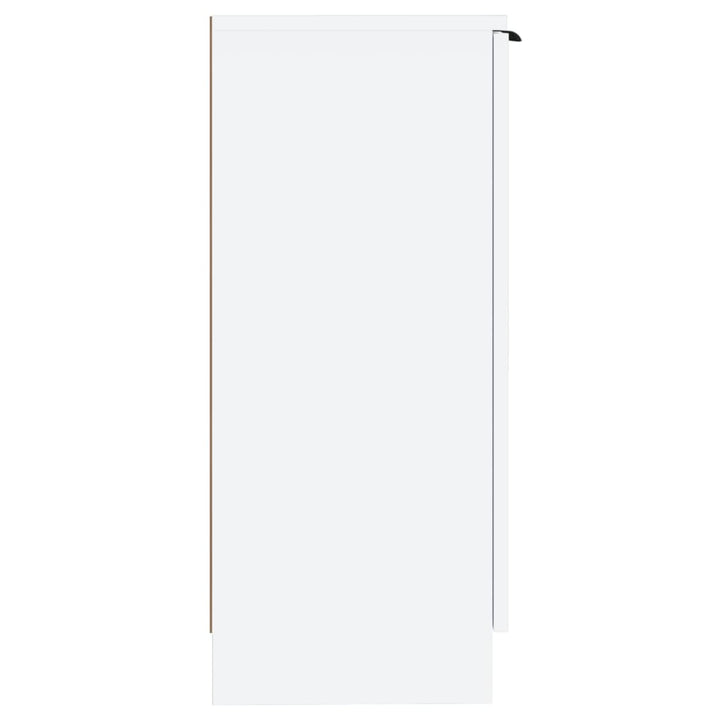 skænk 30x30x70 cm konstrueret træ hvid