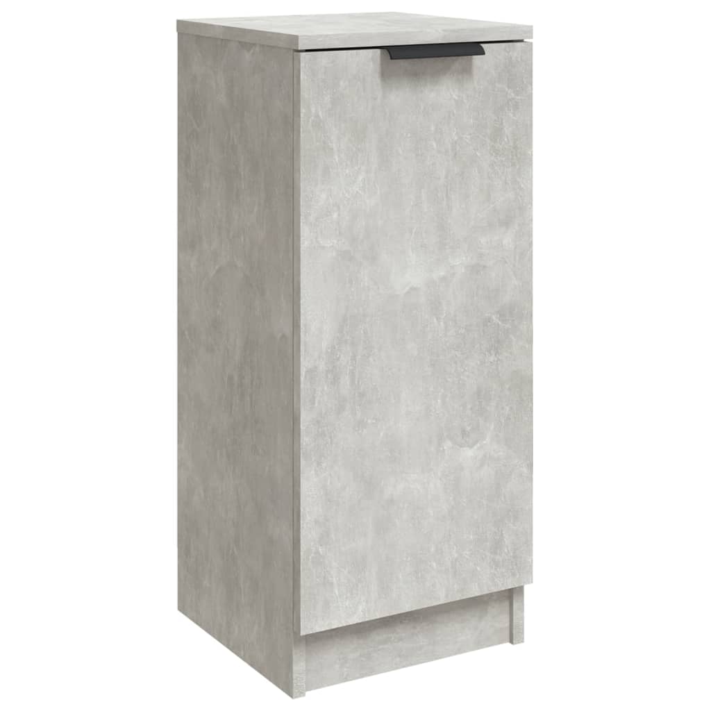skænk 30x30x70 cm konstrueret træ betongrå
