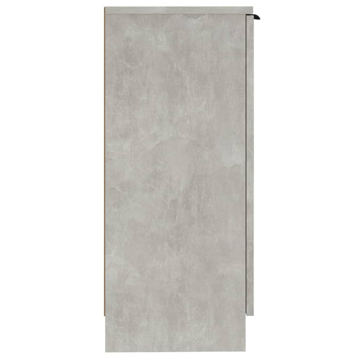 skænk 30x30x70 cm konstrueret træ betongrå