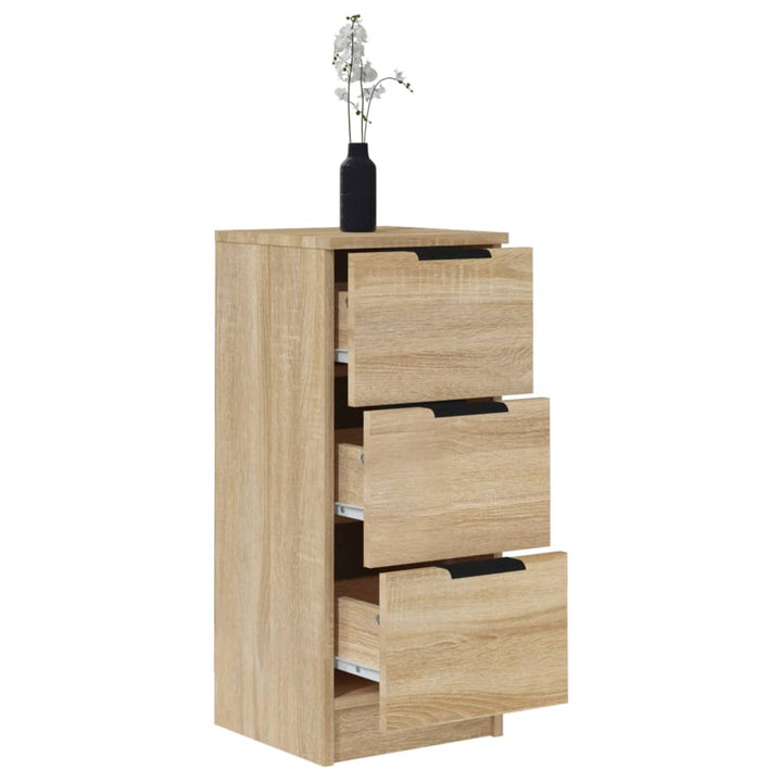 skænk 30x30x70 cm konstrueret træ sonoma-eg