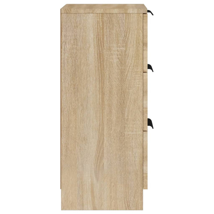skænk 30x30x70 cm konstrueret træ sonoma-eg