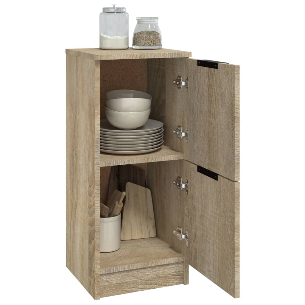 skænk 30x30x70 cm konstrueret træ sonoma-eg