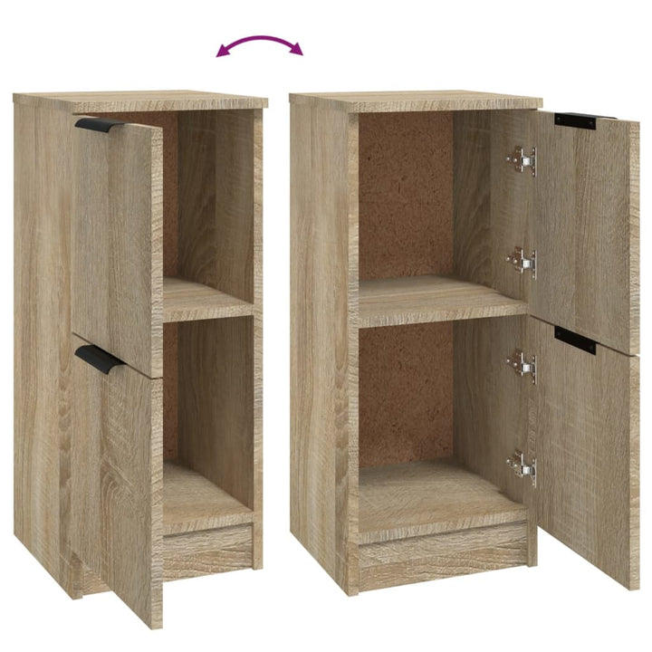 skænk 30x30x70 cm konstrueret træ sonoma-eg