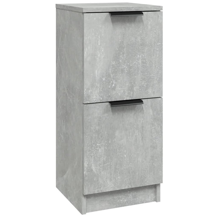 skænk 30x30x70 cm konstrueret træ betongrå