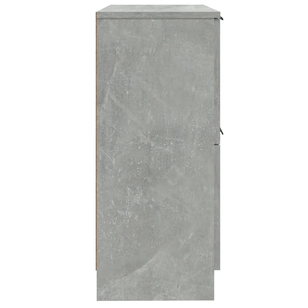 skænk 30x30x70 cm konstrueret træ betongrå