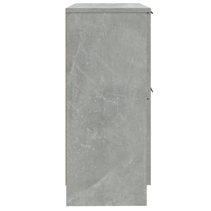 skænk 30x30x70 cm konstrueret træ betongrå
