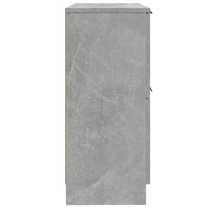 skænke 2 stk. 30x30x70 cm konstrueret træ betongrå