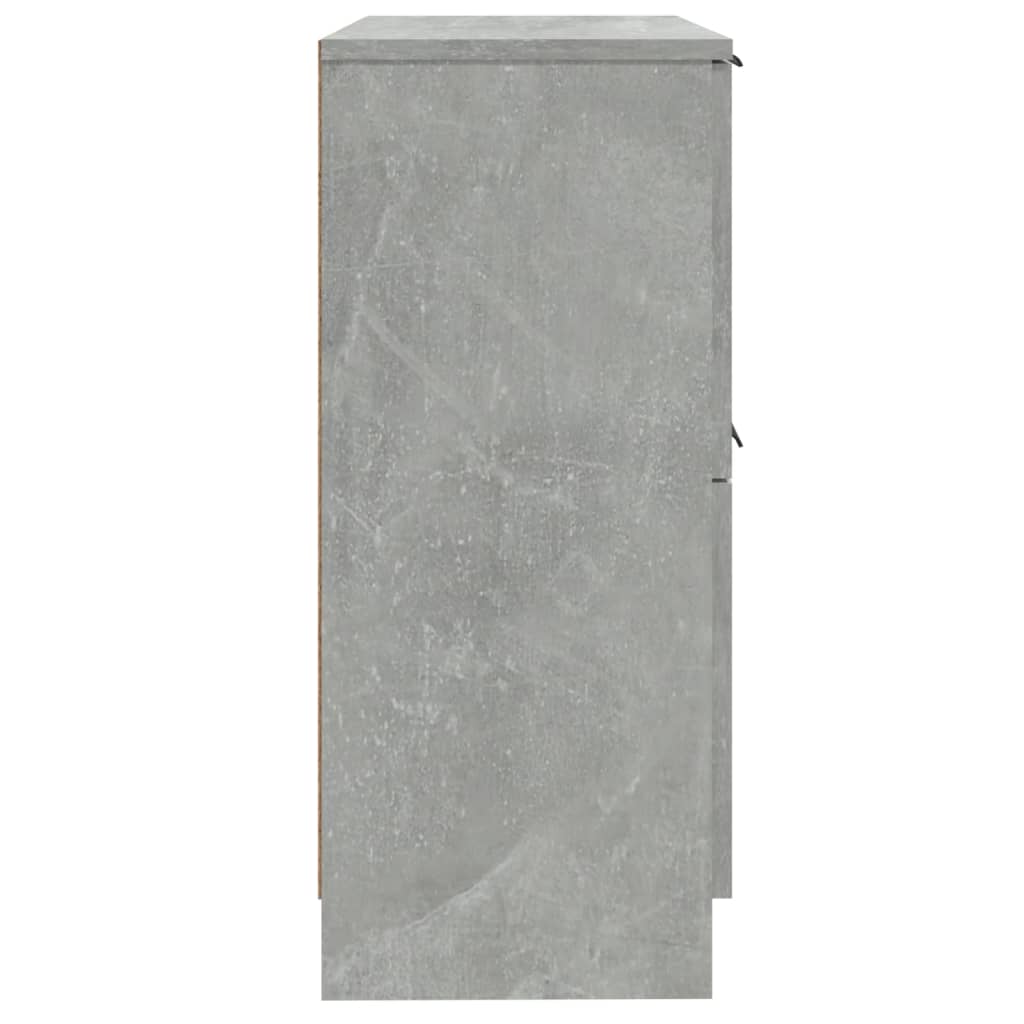 skænke 2 stk. 30x30x70 cm konstrueret træ betongrå