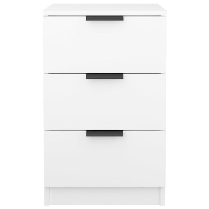 sengebord 40x36x65 cm hvid