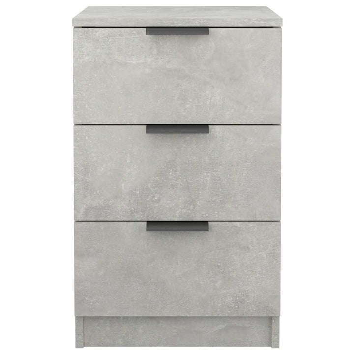 sengebord 40x36x65 cm 2 stk. betongrå