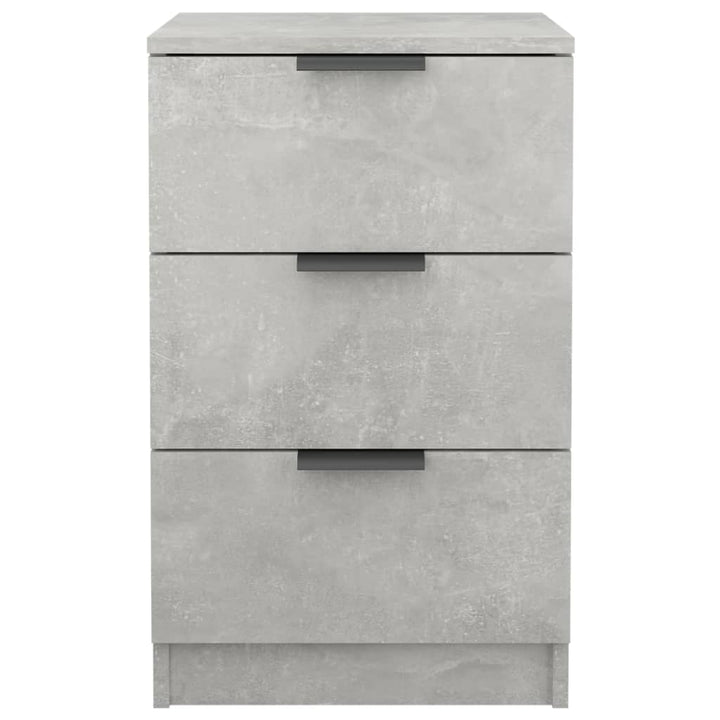 sengebord 40x36x65 cm 2 stk. betongrå
