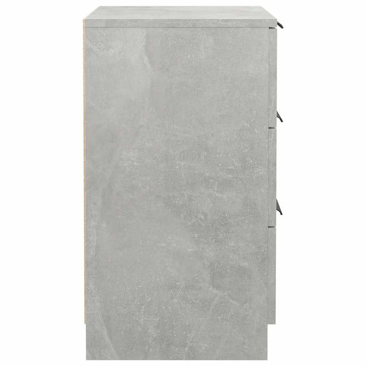 sengebord 40x36x65 cm 2 stk. betongrå