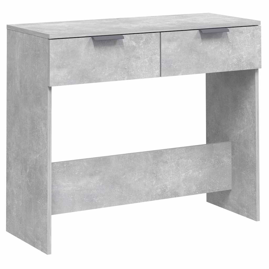 konsolbord 90x36x75 cm konstrueret træ betongrå