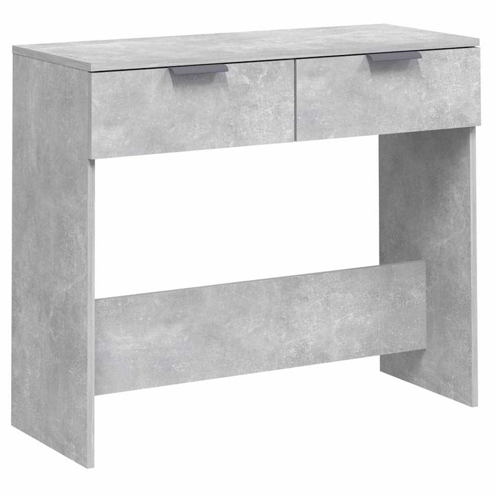 konsolbord 90x36x75 cm konstrueret træ betongrå