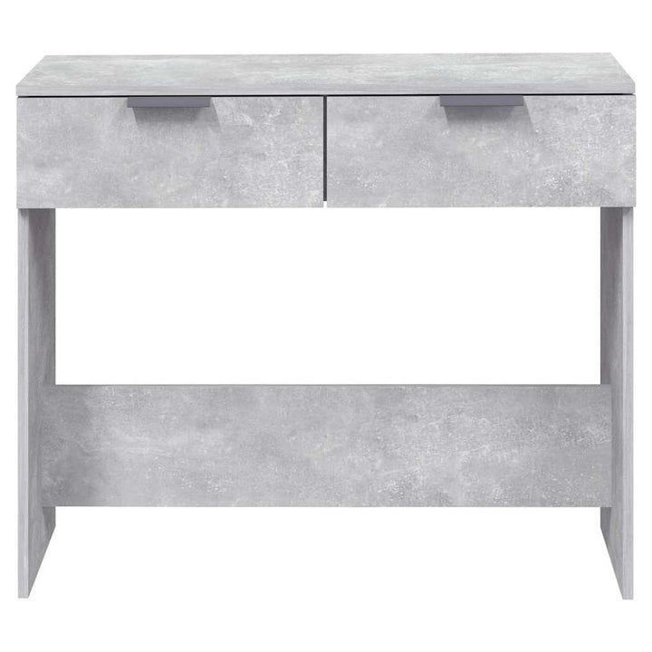 konsolbord 90x36x75 cm konstrueret træ betongrå