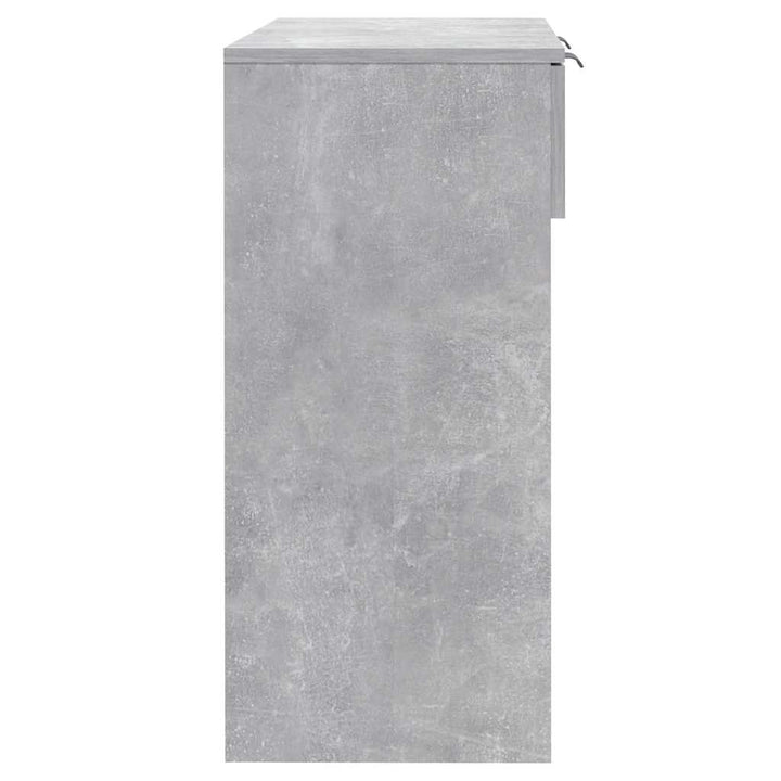 konsolbord 90x36x75 cm konstrueret træ betongrå