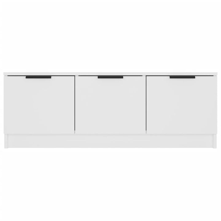 tv-bord 102x35x36,5 cm konstrueret træ hvid