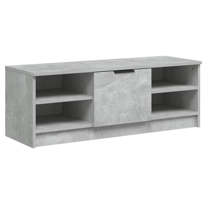 tv-bord 102x35,5x36,5 cm konstrueret træ betongrå