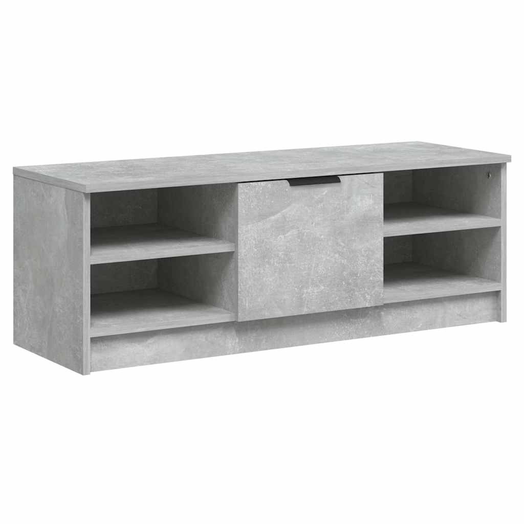 tv-bord 102x35,5x36,5 cm konstrueret træ betongrå