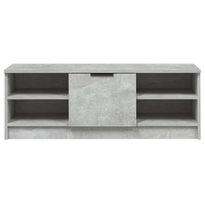 tv-bord 102x35,5x36,5 cm konstrueret træ betongrå