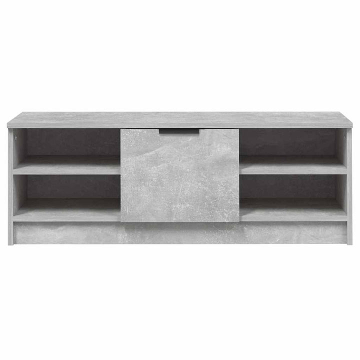 tv-bord 102x35,5x36,5 cm konstrueret træ betongrå