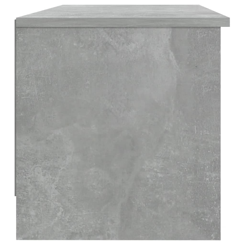 tv-bord 102x35,5x36,5 cm konstrueret træ betongrå