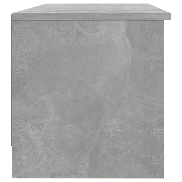 tv-bord 102x35,5x36,5 cm konstrueret træ betongrå