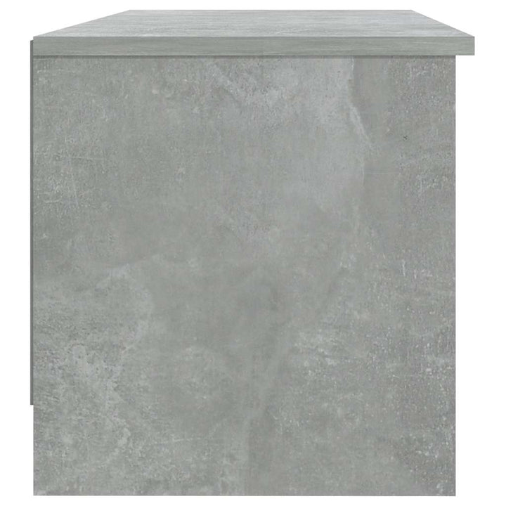 tv-bord 102x35,5x36,5 cm konstrueret træ betongrå