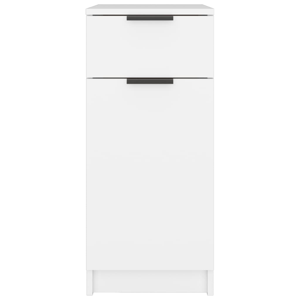 skrivebord 33,5x50x75 cm konstrueret træ hvid