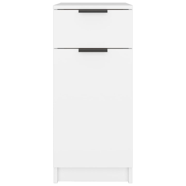 skrivebord 33,5x50x75 cm konstrueret træ hvid