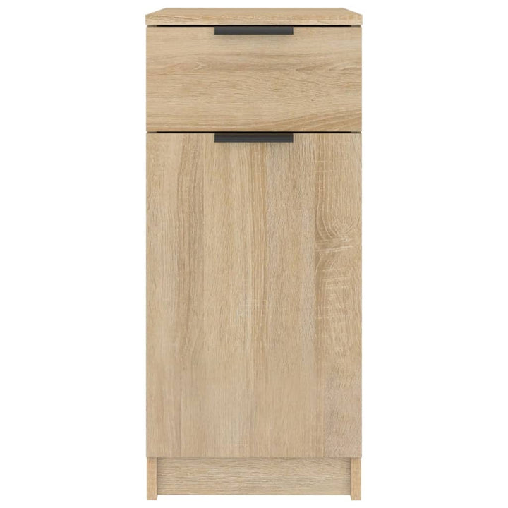 skrivebord 33,5x50x75 cm konstrueret træ sonoma-eg