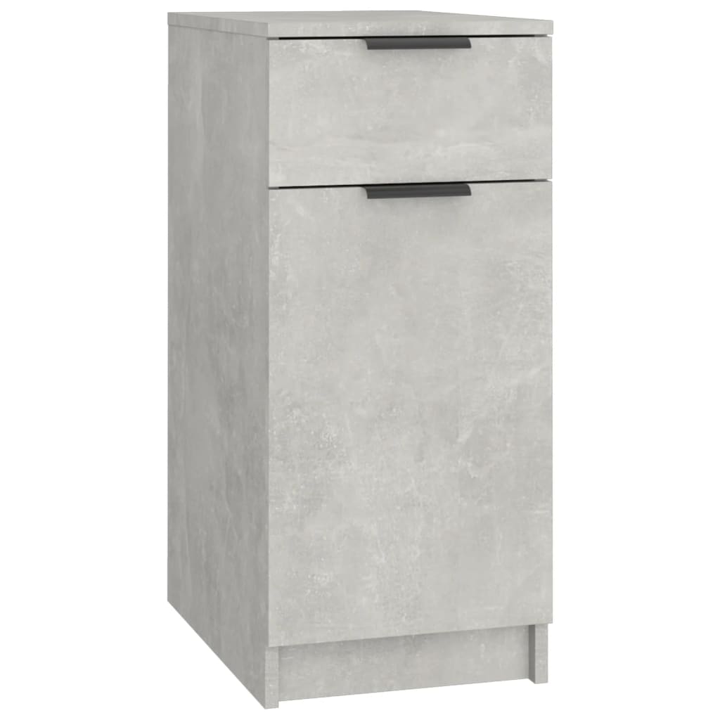 skrivebord 33,5x50x75 cm konstrueret træ betongrå