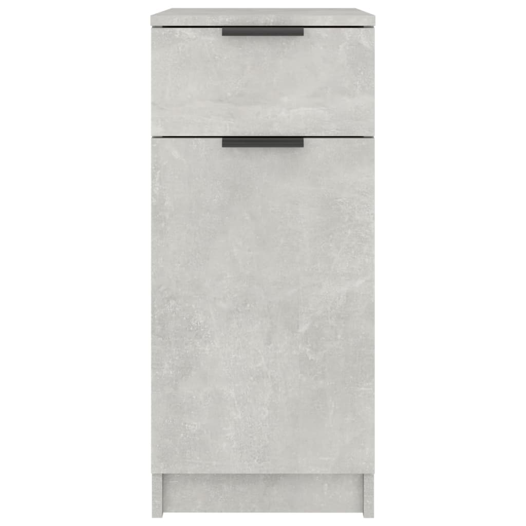 skrivebord 33,5x50x75 cm konstrueret træ betongrå
