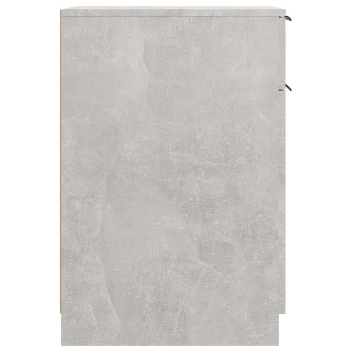 skrivebord 33,5x50x75 cm konstrueret træ betongrå