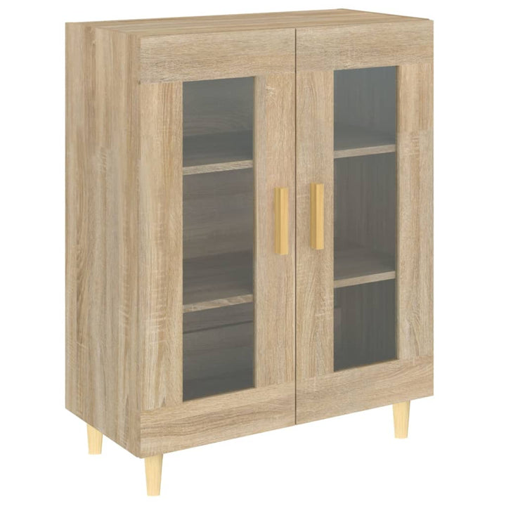 skænk 69,5x34x90 cm konstrueret træ sonoma-eg