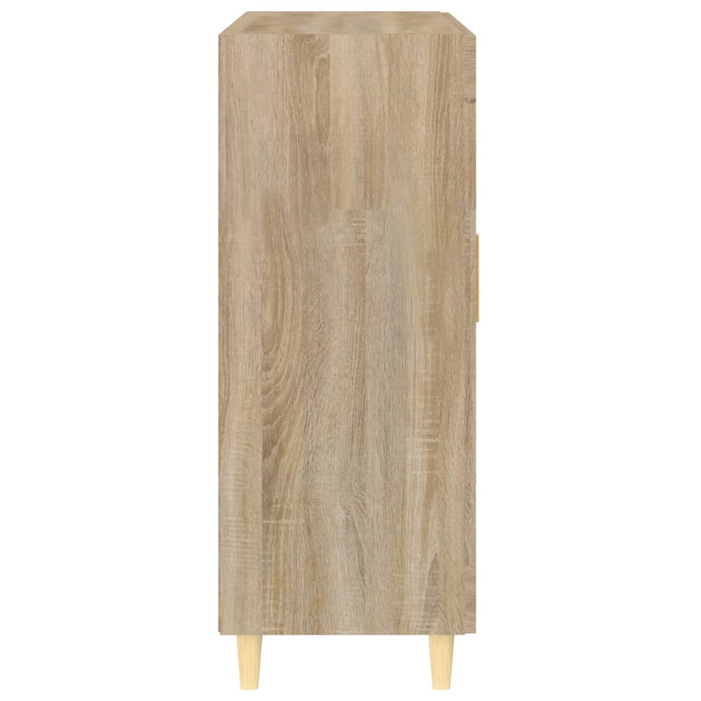 skænk 69,5x34x90 cm konstrueret træ sonoma-eg