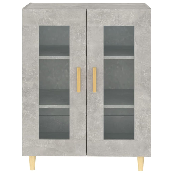 skænk 69,5x34x90 cm konstrueret træ betongrå