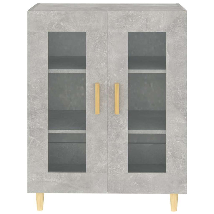 skænk 69,5x34x90 cm konstrueret træ betongrå