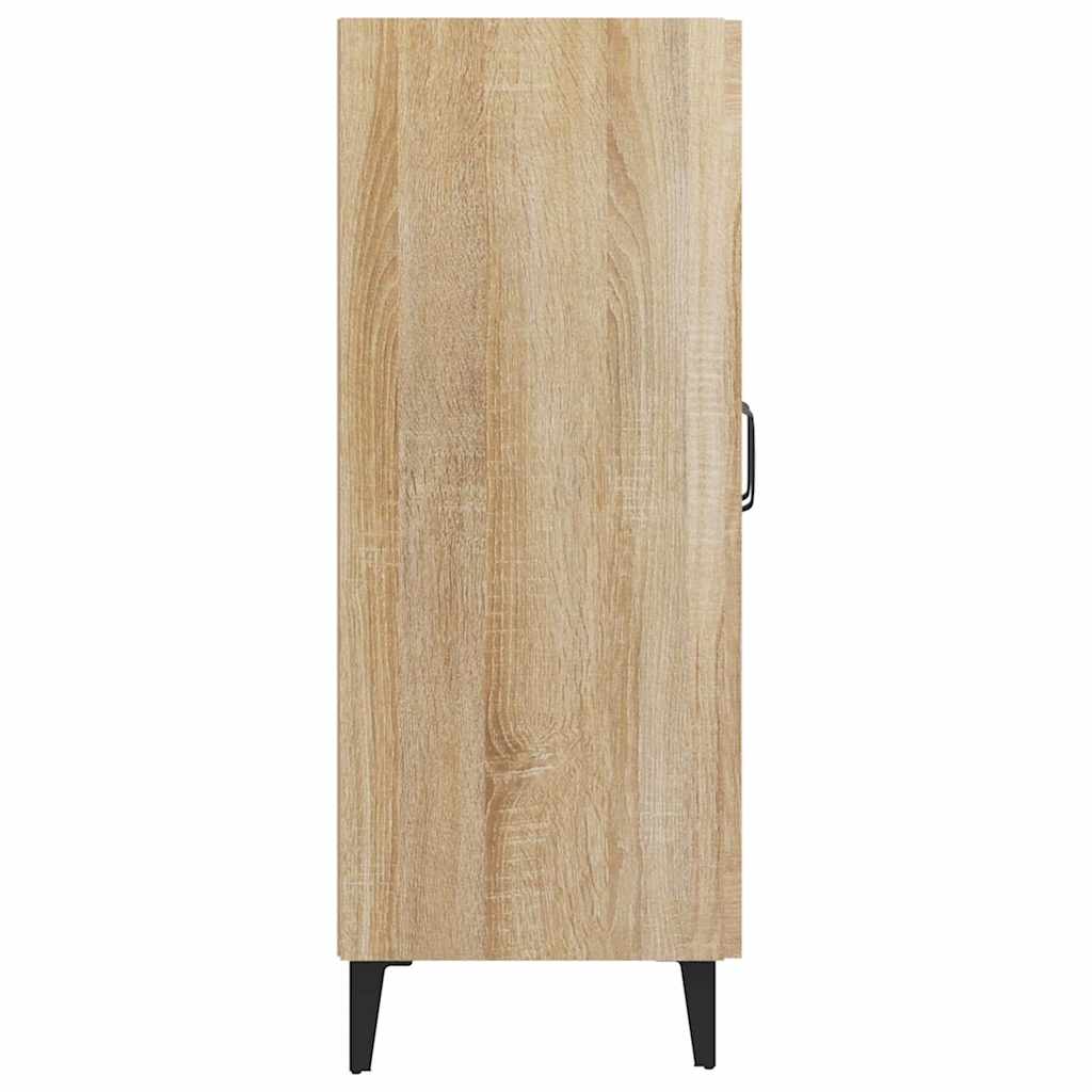 skænk 69,5x34x90 cm konstrueret træ sonoma-eg