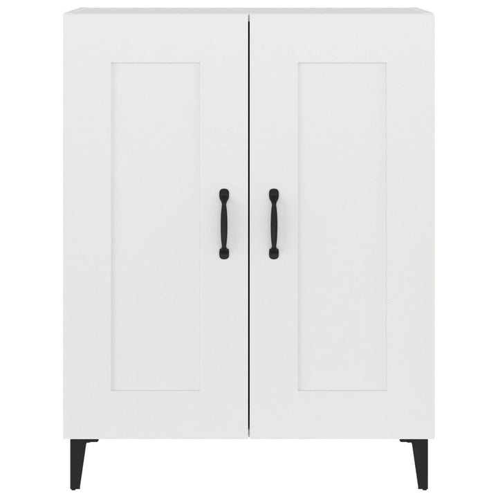 skænk 69,5x34x90 cm konstrueret træ hvid